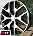 GMC Sierra 1500 OE Replica 22 inch Honeycomb Machined Black wheels