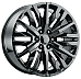 20 x9 inch Chevy Avalanche OE Replica Wheels Gloss Black 2019 Sierra Denali Rims