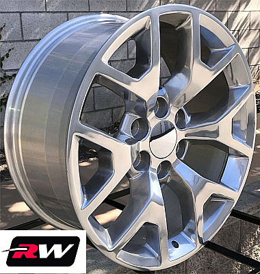 GMC Sierra 1500 OE Replica 20 inch Honeycomb Polished aluminum wheels