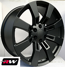 GMC Yukon Denali OE Replica 20 inch Satin Black wheels
