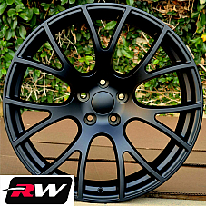 Dodge Challenger SRT Hellcat OE Replica Matte Black wheels