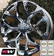 GM Accessory CK156 OE Replica 22 inch Chrome Snowflake wheels