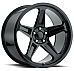 Dodge Challenger SRT Demon Aftermarket Gloss Black wheels