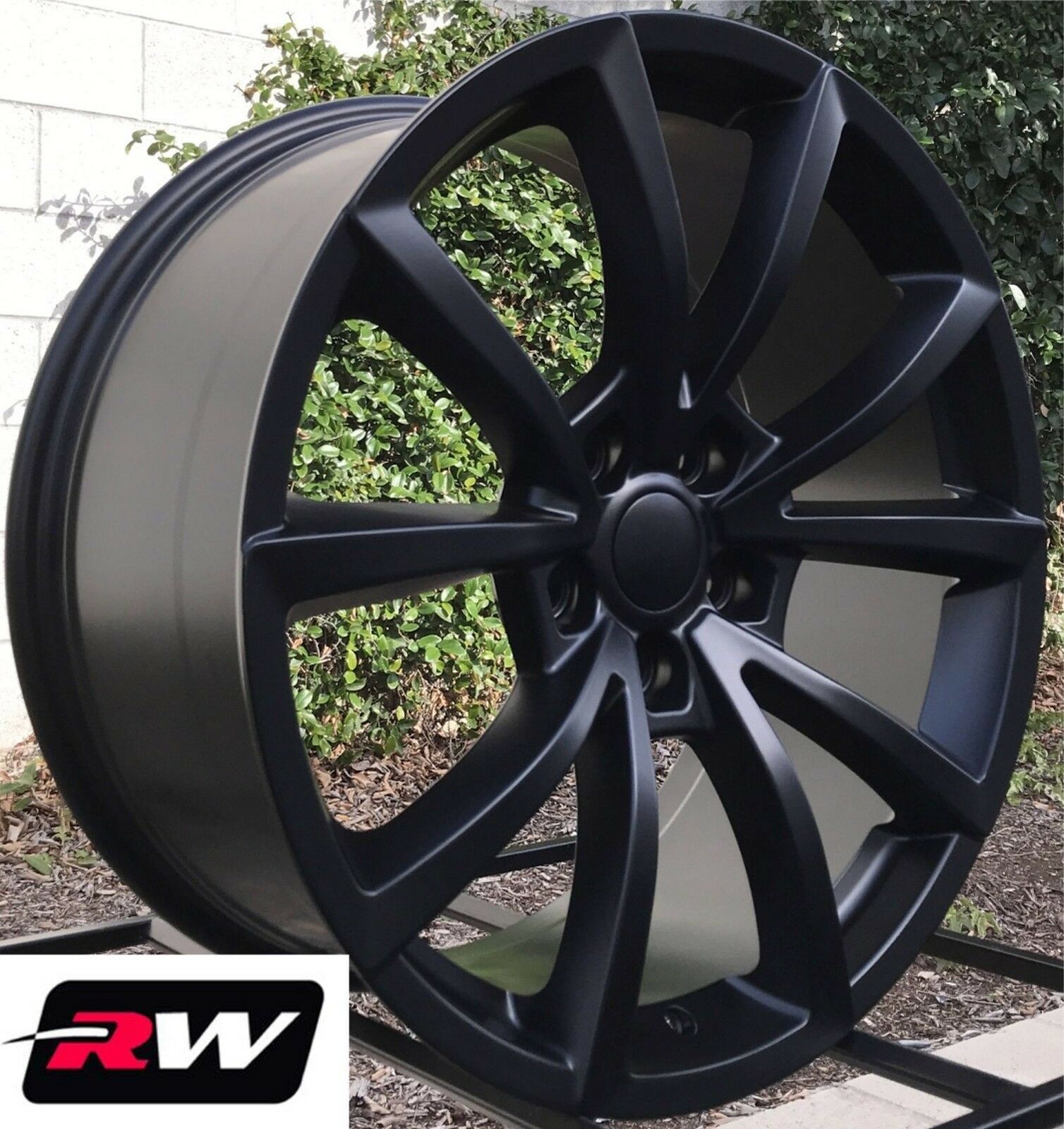 20" inch RW Wheels for Jeep Grand Cherokee 20x10" Satin Black SRT Rims