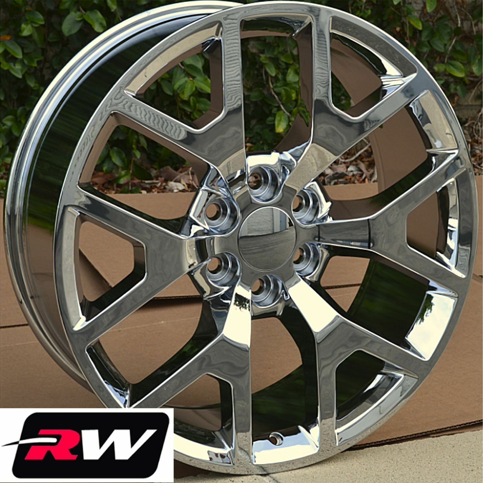 20 inch Chevy Tahoe Factory Style Honeycomb Wheels Chrome Rims 6x139.7 +27