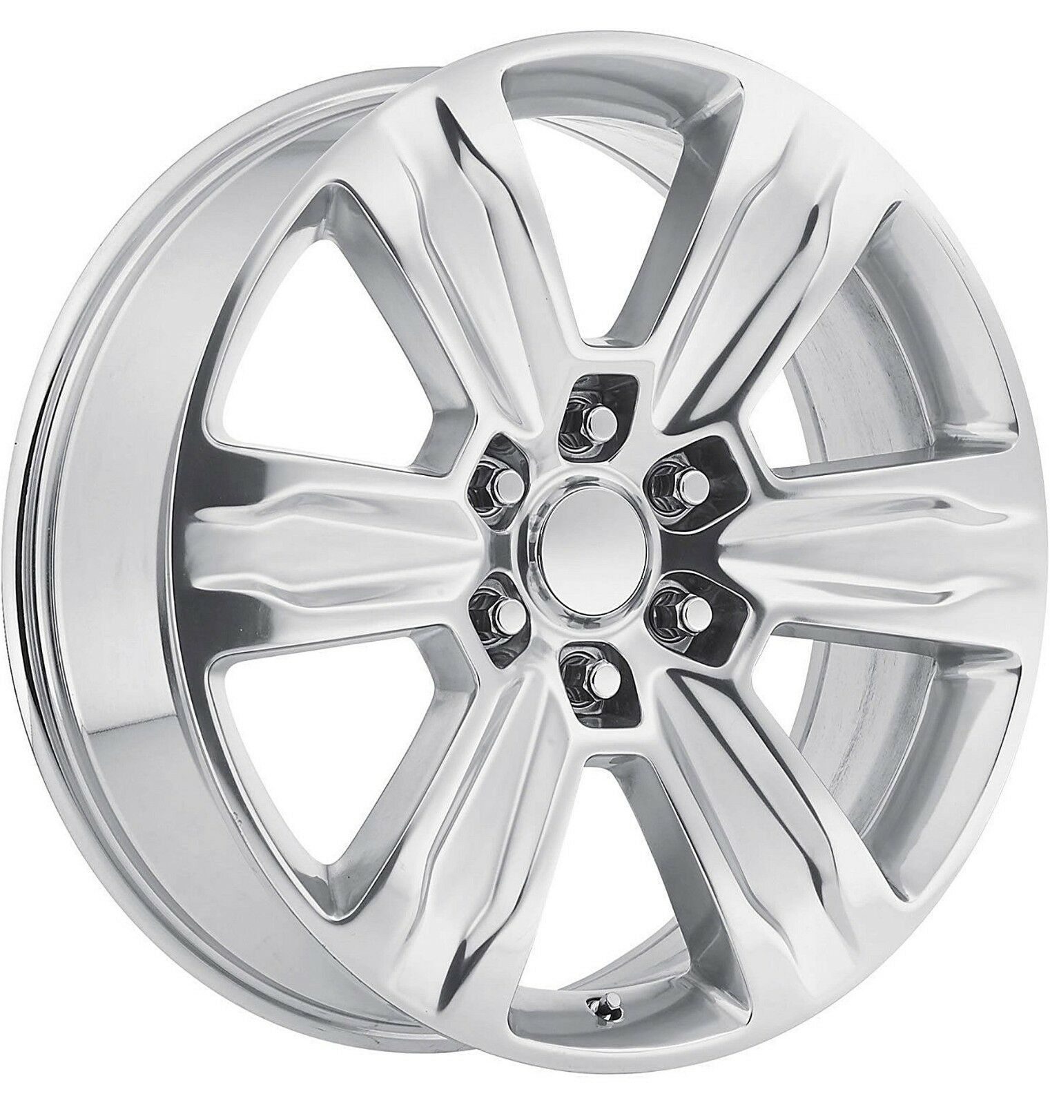 22" RW Wheels for Ford F150 2015 2018 Platinum Style Polished Rims