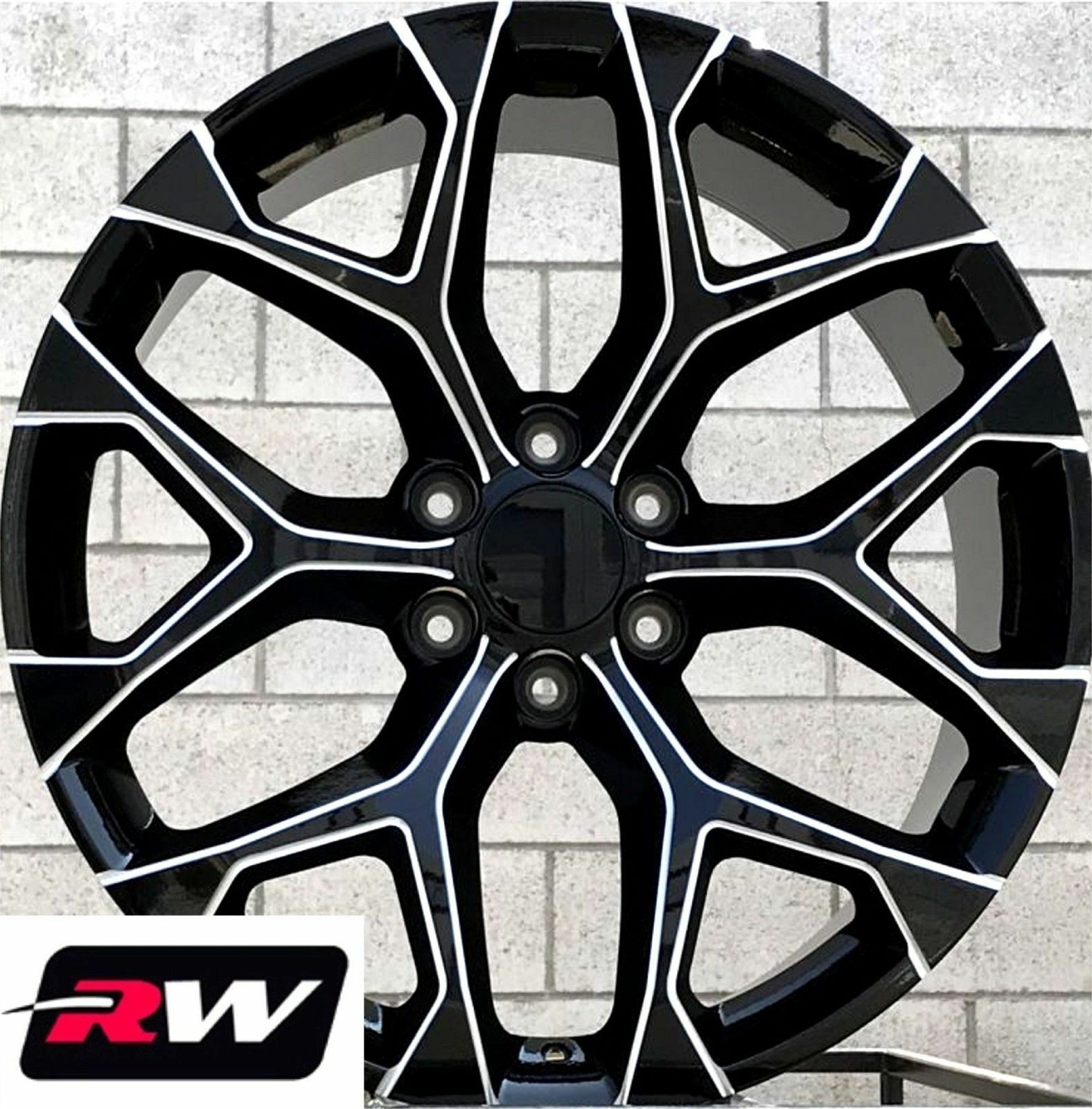 20 Inch Snowflake Wheels Gm : GMC 20 Inch Chrome Snowflake Wheels for ...