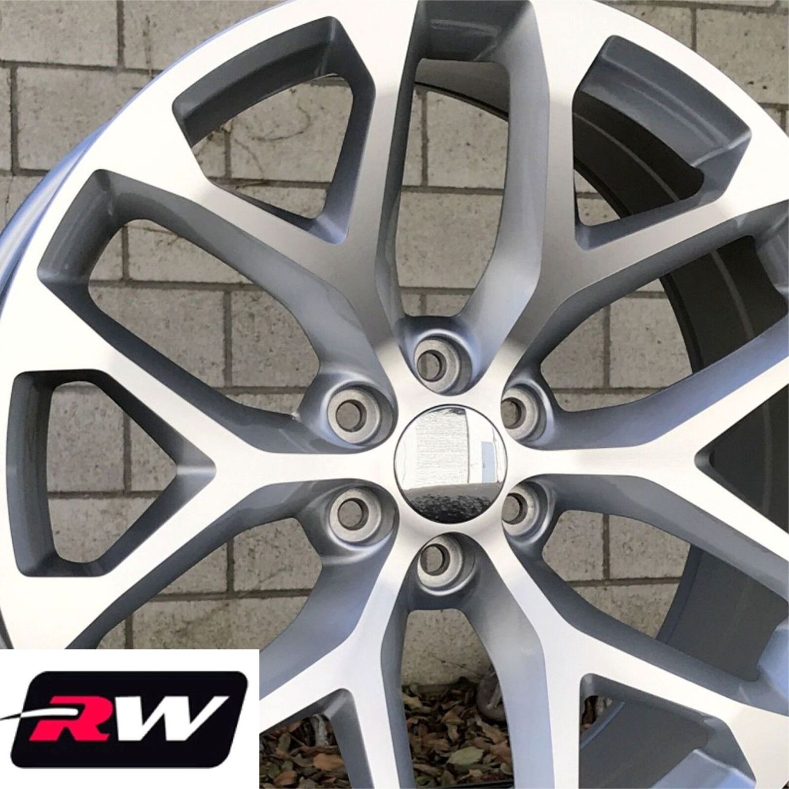 24 inch Chevy Silverado 1500 OE Replica Wheels Snowflake Rims Machined ...